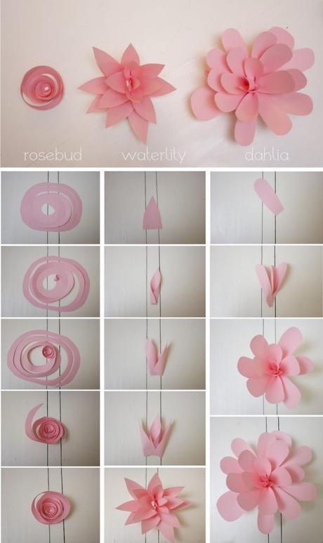 DIY Paper Flower Wall