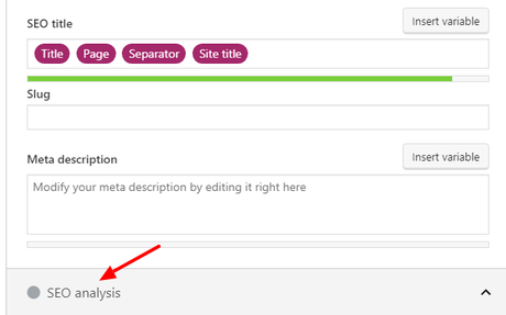 yoast seo plugin word count