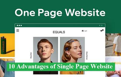 10 Advantages of Single Page Website