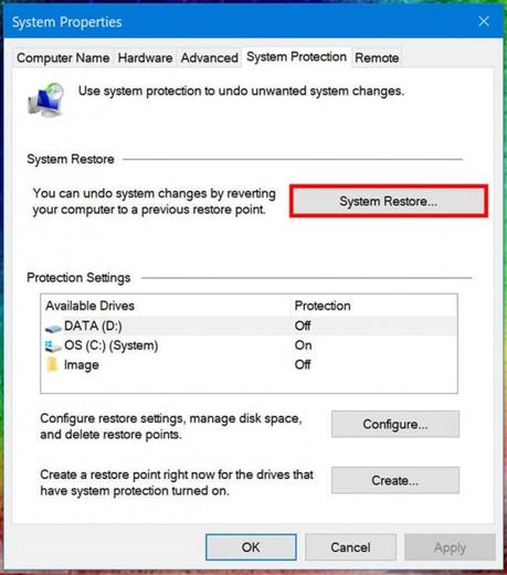 How to Use System Restore in Windows 10, 8 and 7