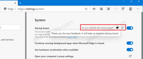 Microsoft Edge get Startup boost feature in Canary (Open Edge Quickly) Microsoft Edge get Startup boost feature in Canary (Open Edge Quickly)