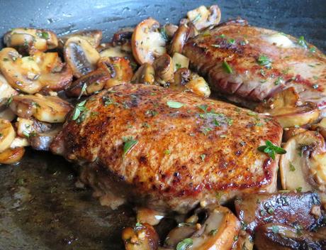 Herbed Garlic Butter Steak & Mushrooms