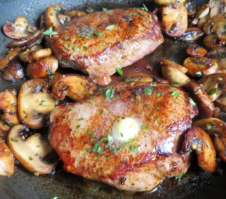 Herbed Garlic Butter Steak & Mushrooms