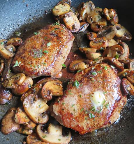 Herbed Garlic Butter Steak & Mushrooms