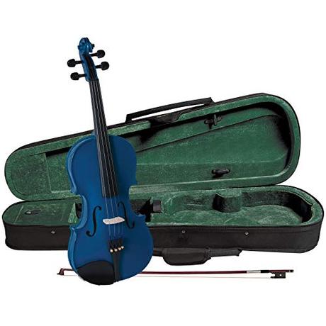 Cremona SV-75 Premier Novice Violin Outfit - Sparkling Blue - 3/4 Size