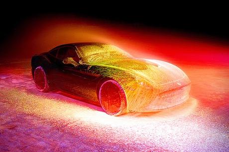 Amazing Ferrari California T with UV Paint Job