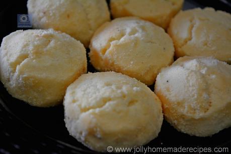 Eggless Indian Shortbread Cookies