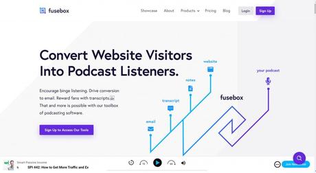 Fusebox free podcast hosting platfirm