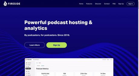 fireside- free podcast hosting site