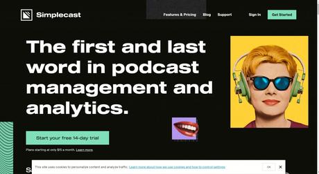 Simplecast podcast hosting software