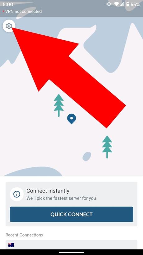 nordvpn android settings