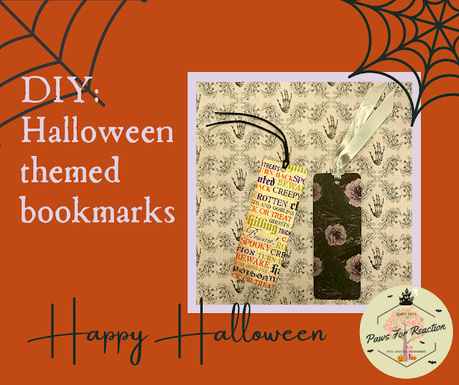 Halloween bookmarks DIY