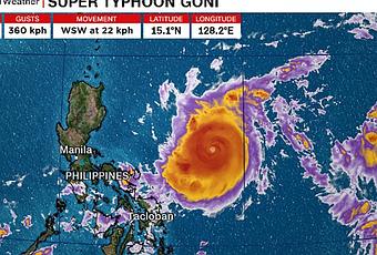 Philippines Typhoon: Evacuation Ordered as Goni, the World’s Strongest ...