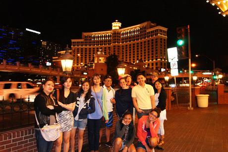 family groupie at Las Vegas