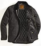 Venado Concealed Carry Jacket for Men - Heavy Duty Canvas - Conceal Carry Pockets (Black, Large)
