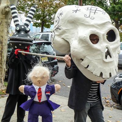 Two photos for election day, one patriotic and one partisan