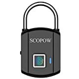 SCOPOW Intelligent Fingerprint Padlock with USB Charging