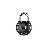 Tapplock one+ Fingerprint Bluetooth Biometric Keyless Smart Padlock (Gun Metal)