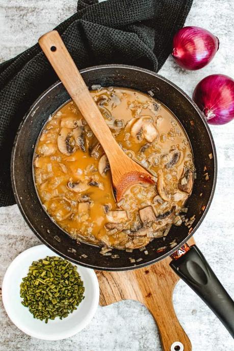 Vegan Mushroom Stroganoff