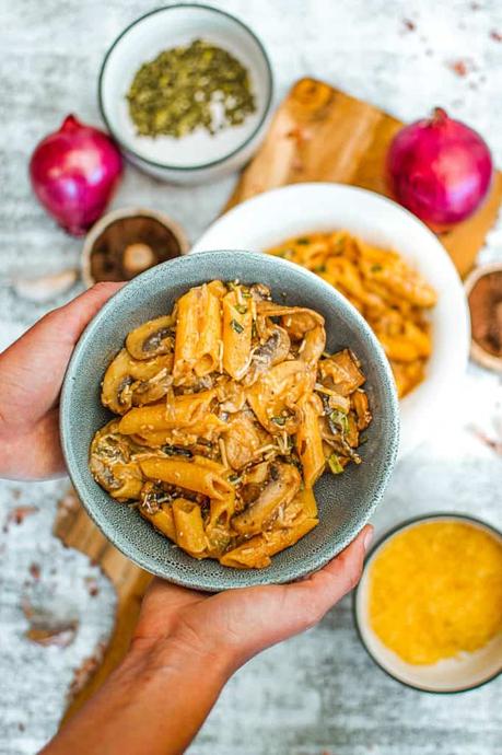 Vegan Mushroom Stroganoff