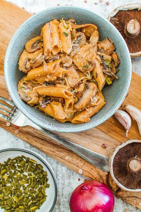 Vegan Mushroom Stroganoff