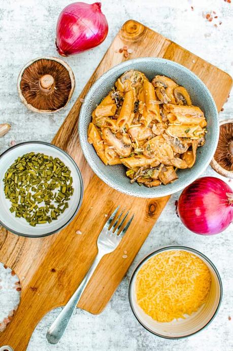 Vegan Mushroom Stroganoff