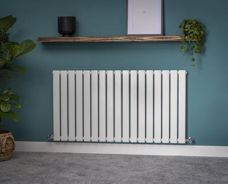 Milano Aruba white horizontal radiator