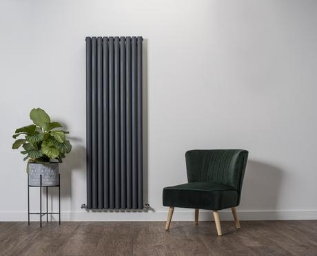 Milano Windsor anthracite vertical radiator