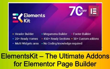 ElementsKit – The Ultimate Addons for Elementor Page Builder Free Download