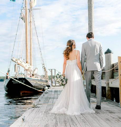 Maine Maritime Museum Wedding in Bath, Maine