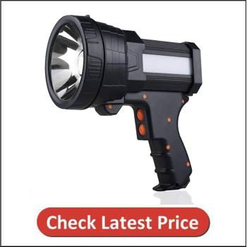 YIERBLUE Rechargeable Super Bright LED Handheld Spotlight for Boating