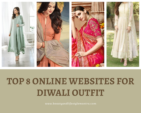 Top 8 Online Ethnic Wear Websites For Women To Shop Diwali Outfit