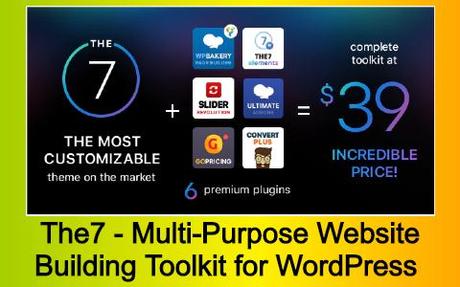 The7 - Multi-Purpose Website Building Toolkit for WordPress Free Download
