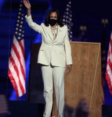 Kamala Harris White Pantsuit Paid Homage To The Women’s Suffrage Movement