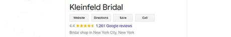 best bridal salon in NYC kleinfeld review
