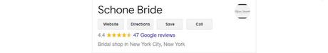 best bridal salon in NYC shone bride lace review
