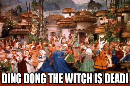 Ding Dong The Witch Is Dead Wizard Of Oz GIF - DingDongTheWitchIsDead  WizardOfOz GIFs | Wizard of oz, Wizard of oz witch, The wonderful wizard of  oz