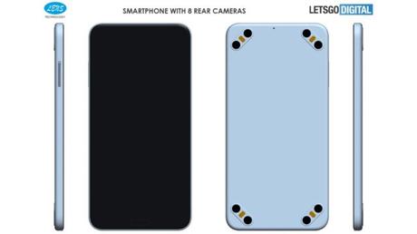 This weird smartphone has 8 cameras, 2 on each corner