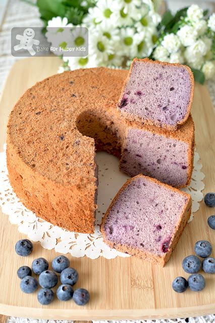 best perfect ultra soft blueberry chiffon cake