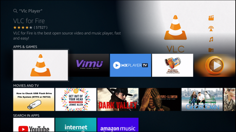 choose vlc for fire tv