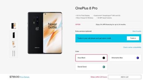 Save $100 on a OnePlus 8 or 8 Pro with a free gift Save $100 on a OnePlus 8 or 8 Pro with a free gift