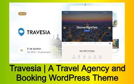 Travesia | A Travel Agency and Booking WordPress Theme Free Download