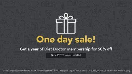 Act today! Become a Diet Doctor member for just $59.90