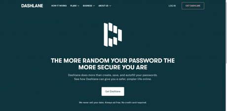 Dashlane password manager tools