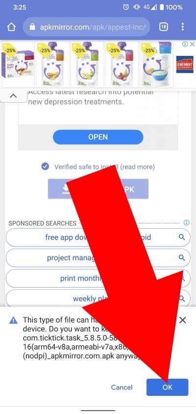 how do you open apk files on android