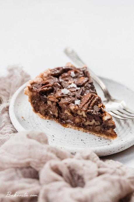 Vegan Chocolate Pecan Pie