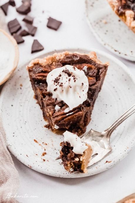 Vegan Chocolate Pecan Pie