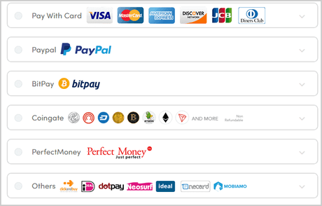 Ivacy payment methods