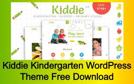 Kiddie Kindergarten WordPress Theme Free Download