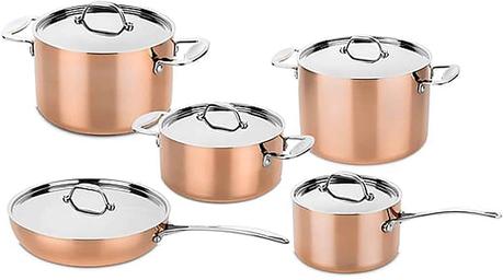 Best copper pan set: Mepra cookware-set